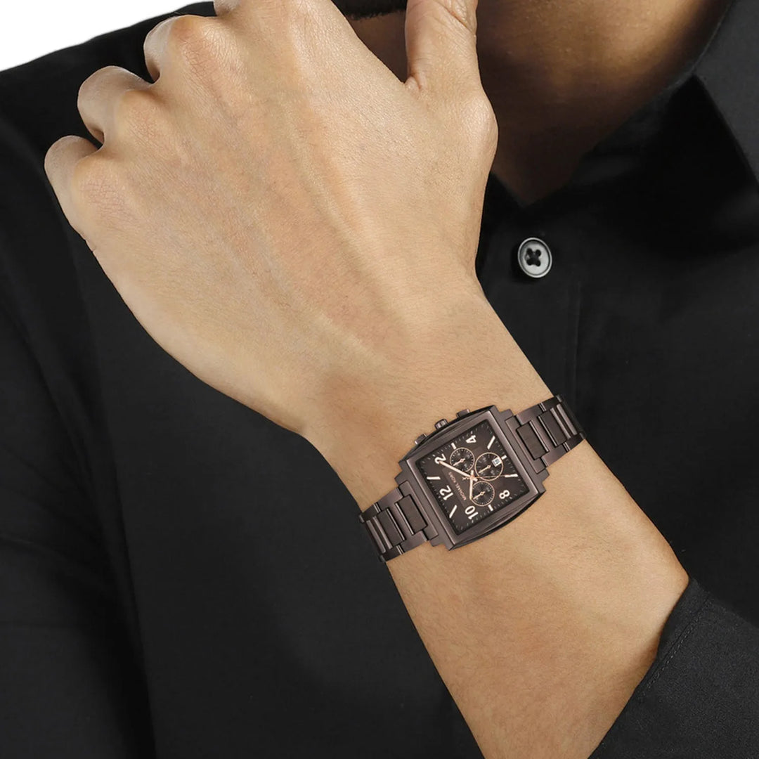 Michael Kors Rhys MK9234 Brown Dial Men&