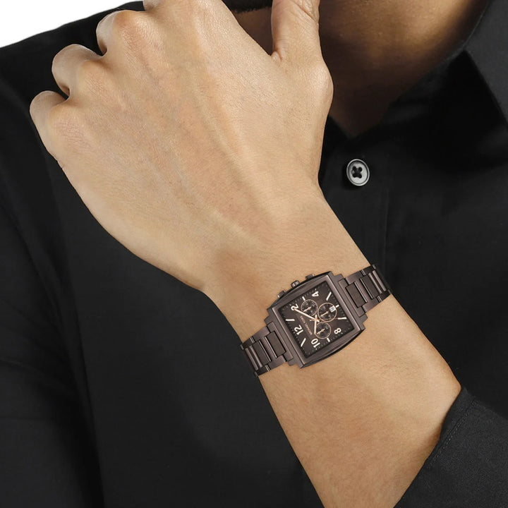 Michael Kors Rhys MK9234 Brown Dial Men&