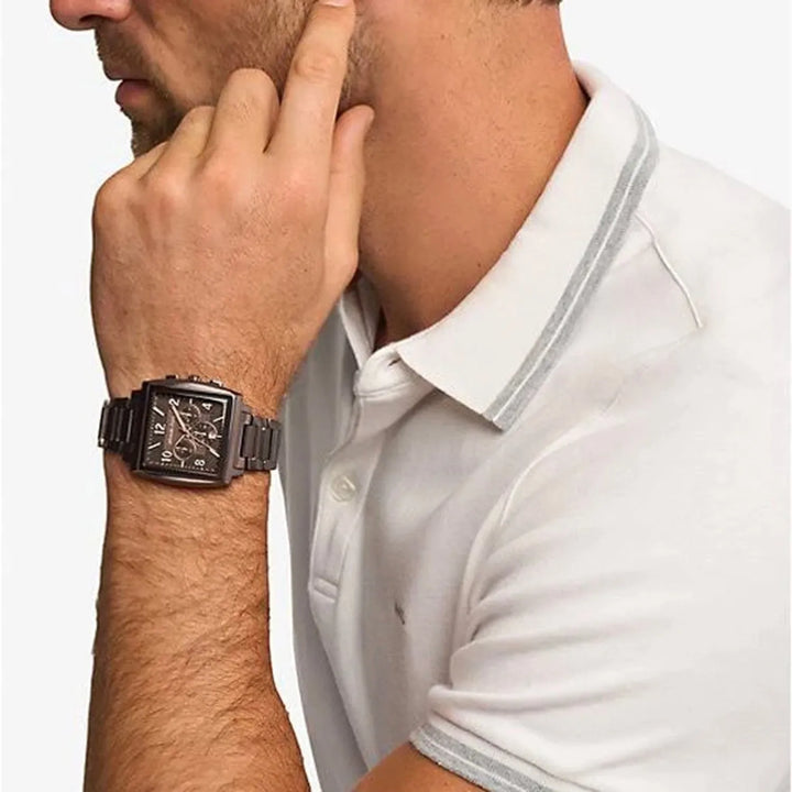 Michael Kors Rhys MK9234 Brown Dial Men&