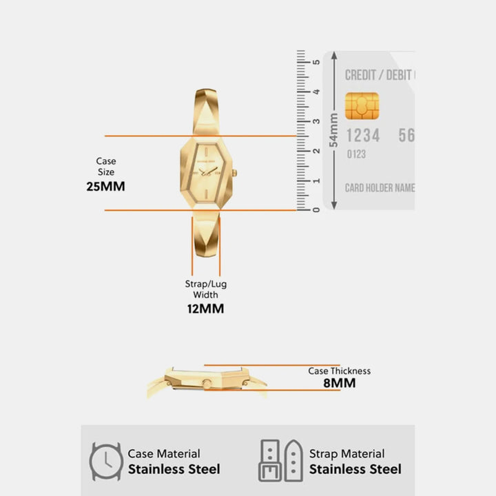 Michael Kors Suri MK7589 Gold Dial Women&