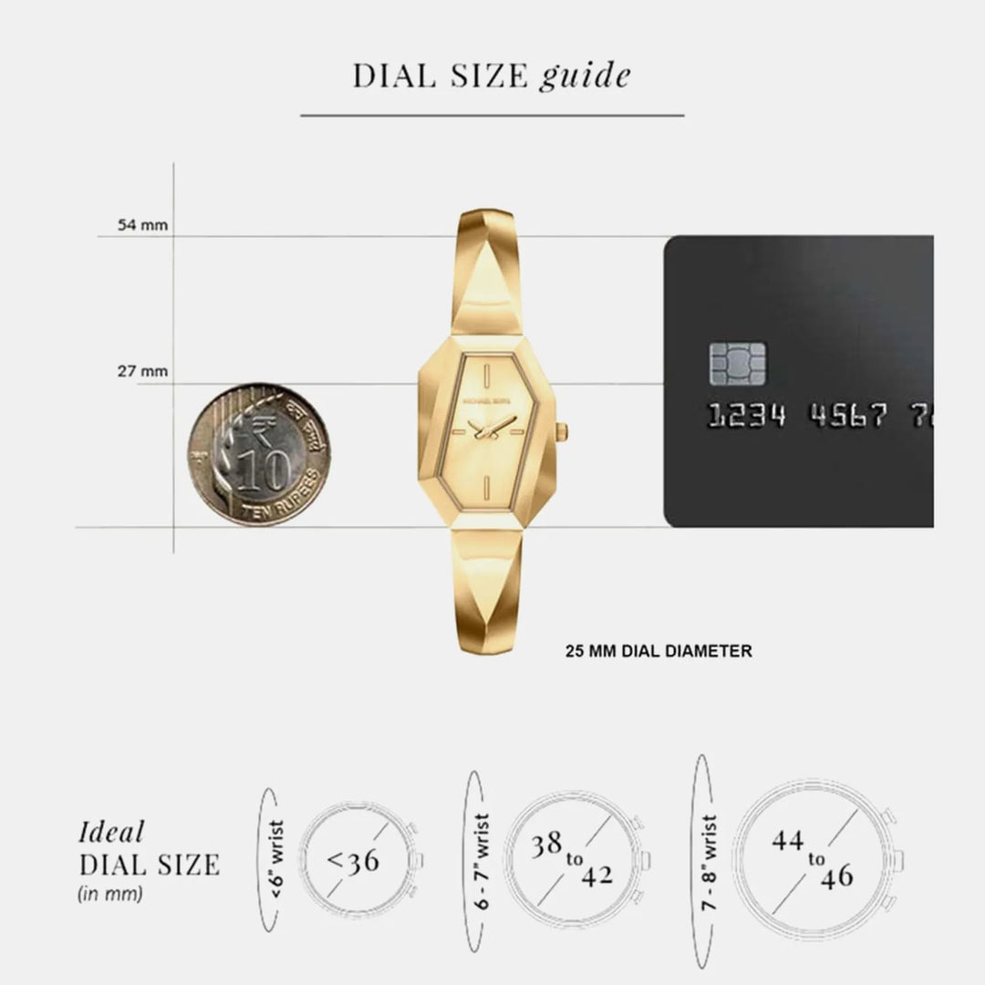 Michael Kors Suri MK7589 Gold Dial Women&