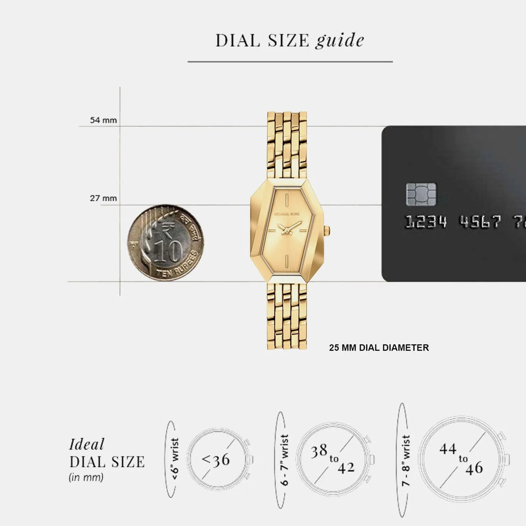 Michael Kors Suri MK7590 Gold Dial Women&