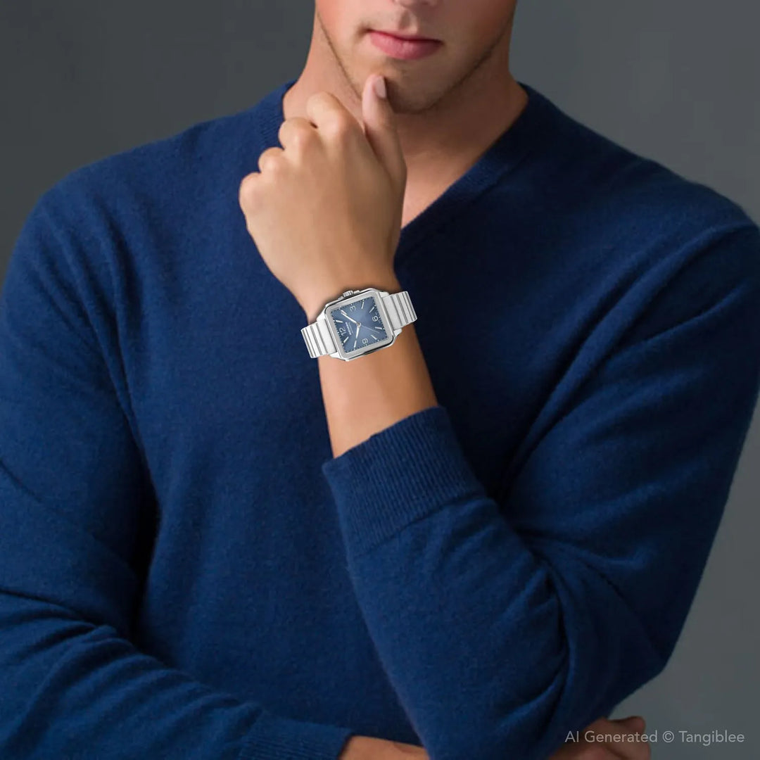 Movado Heritage 1917 Blue Dial Men&