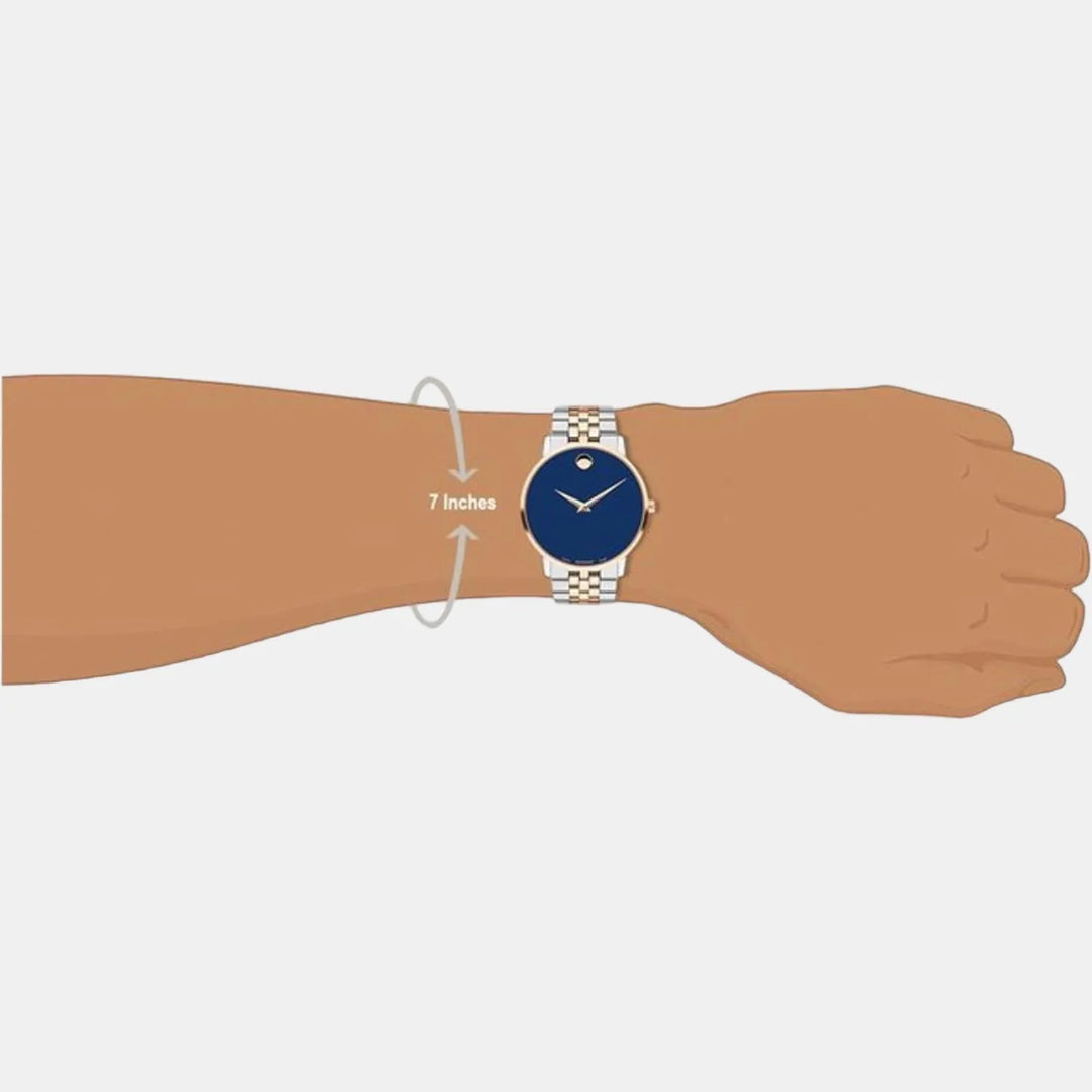 Movado Museum 607267 Blue Dial Men&