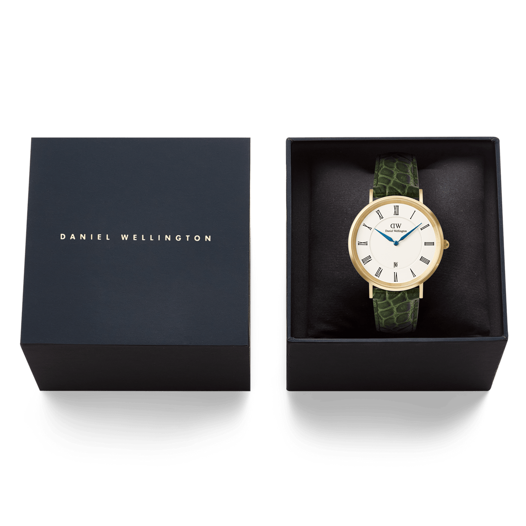 Daniel Wellington DW00100917K Green Dial Men&