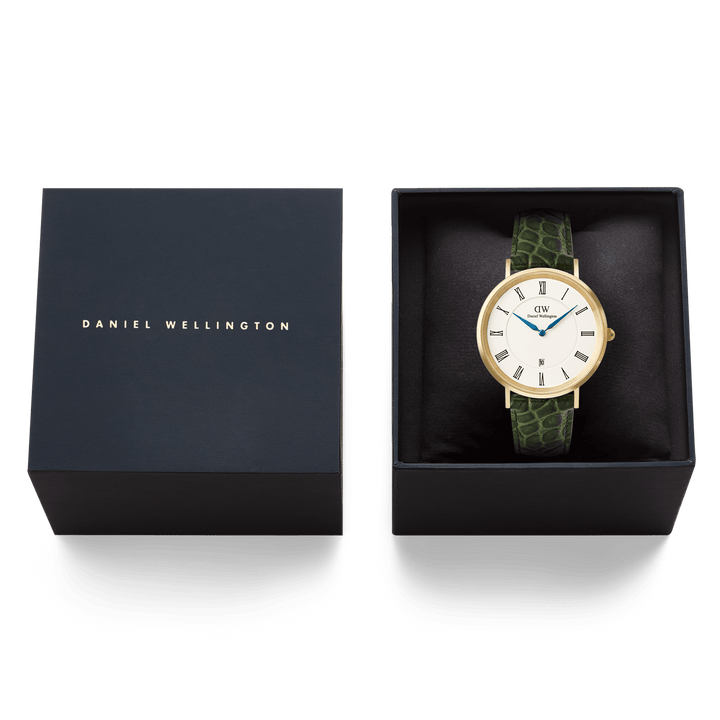 Daniel Wellington DW00100917K Green Dial Men&