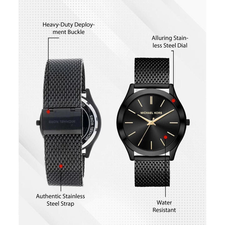 Michael Kors Analog Black Dial Men's Watch-MK8607