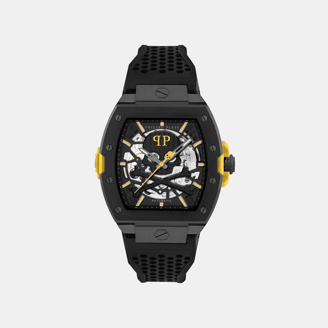 Philipp Plein Skeleton Automatic Black Dial Men&