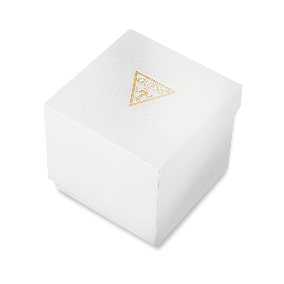 GUESS Mens Black Gold Tone Multi-function Watch GW0853G2