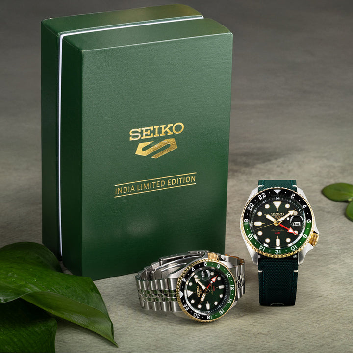 Seiko 5 Sports Forest Green Sunrise - India Limited Edition - SSK050K1