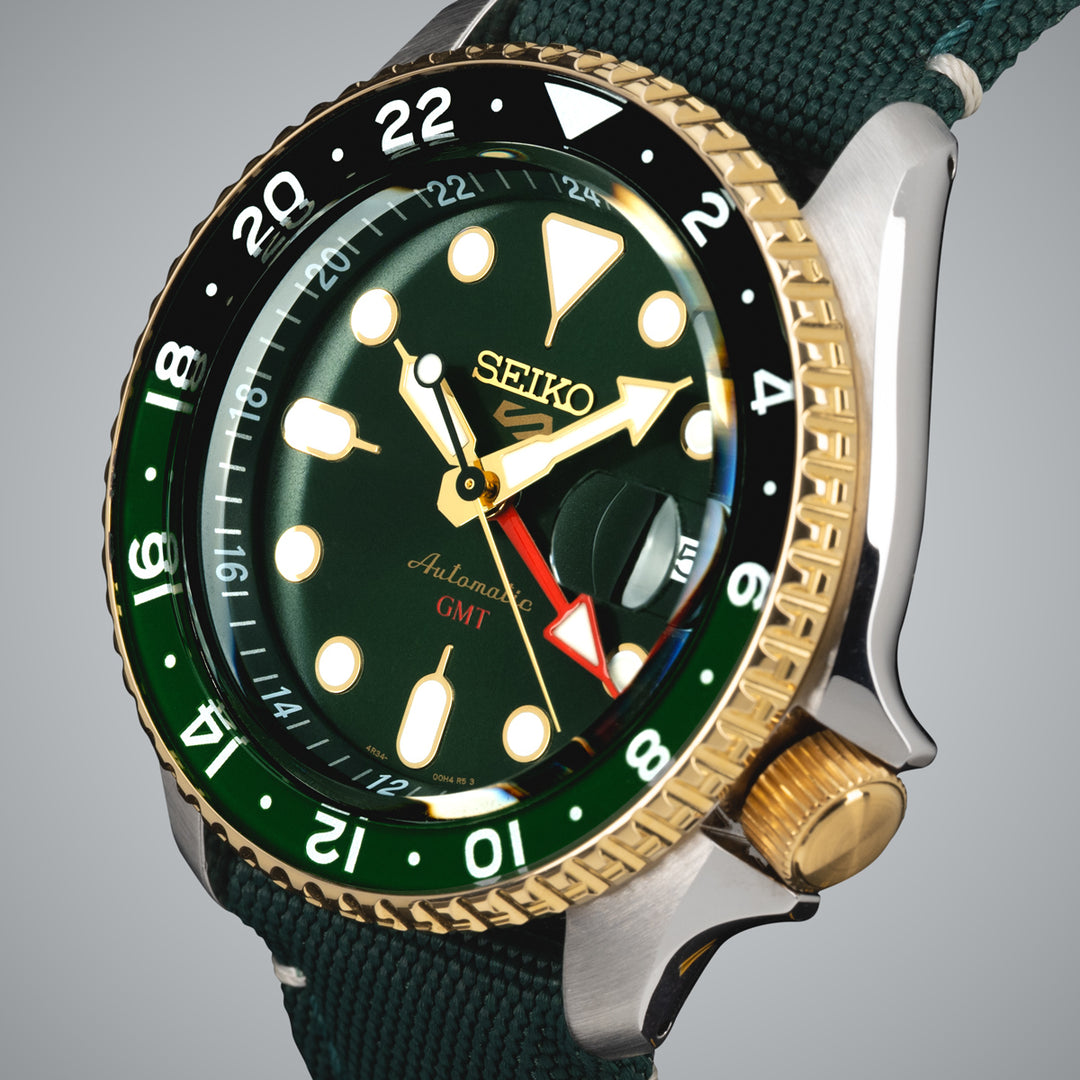 Seiko 5 Sports Forest Green Sunrise - India Limited Edition - SSK050K1