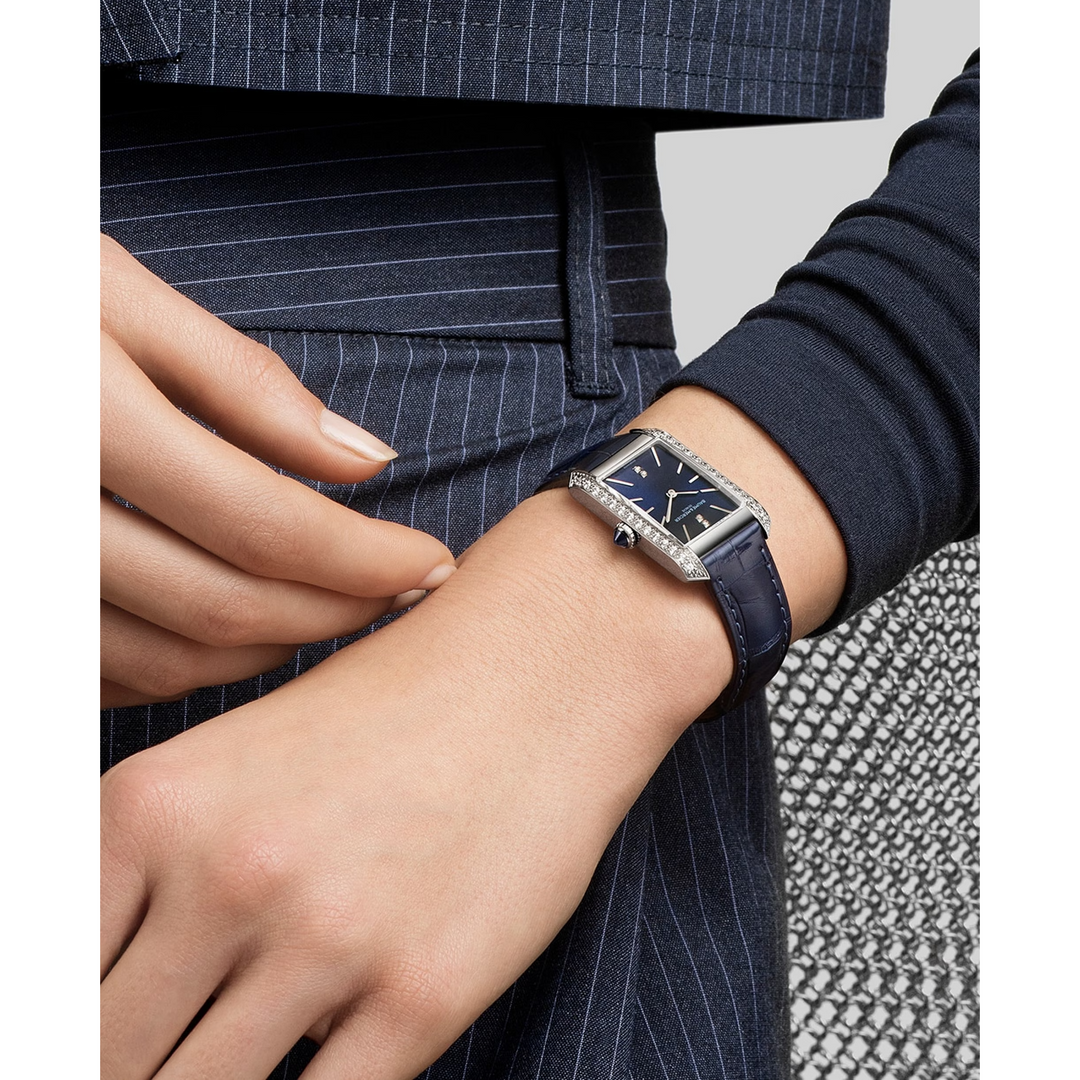 Baume &amp; Mercier Hampton 10709 Women’s Quartz Watch – Blue Dial