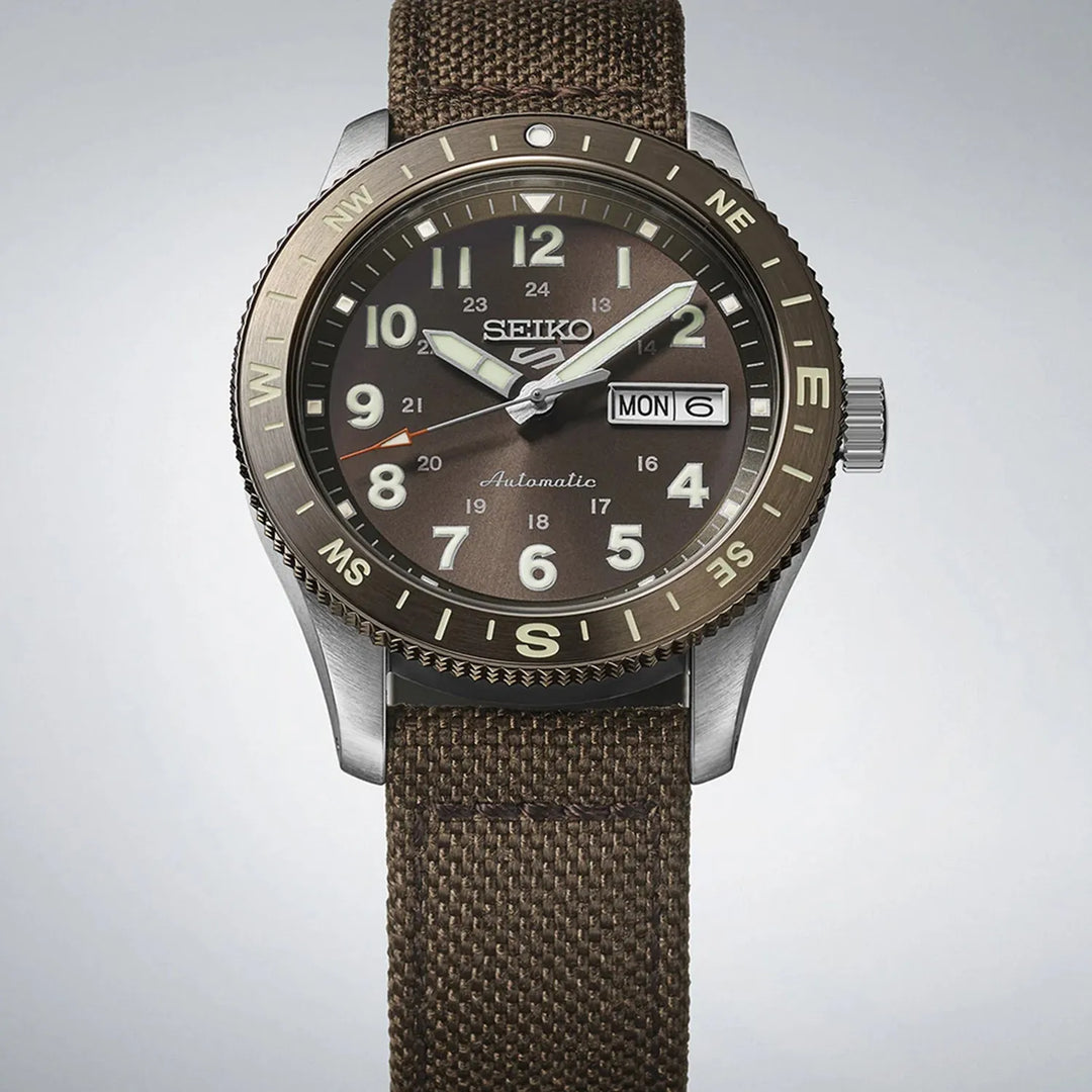 Seiko 5 Sports HDB009K1 Brown Dial Men&