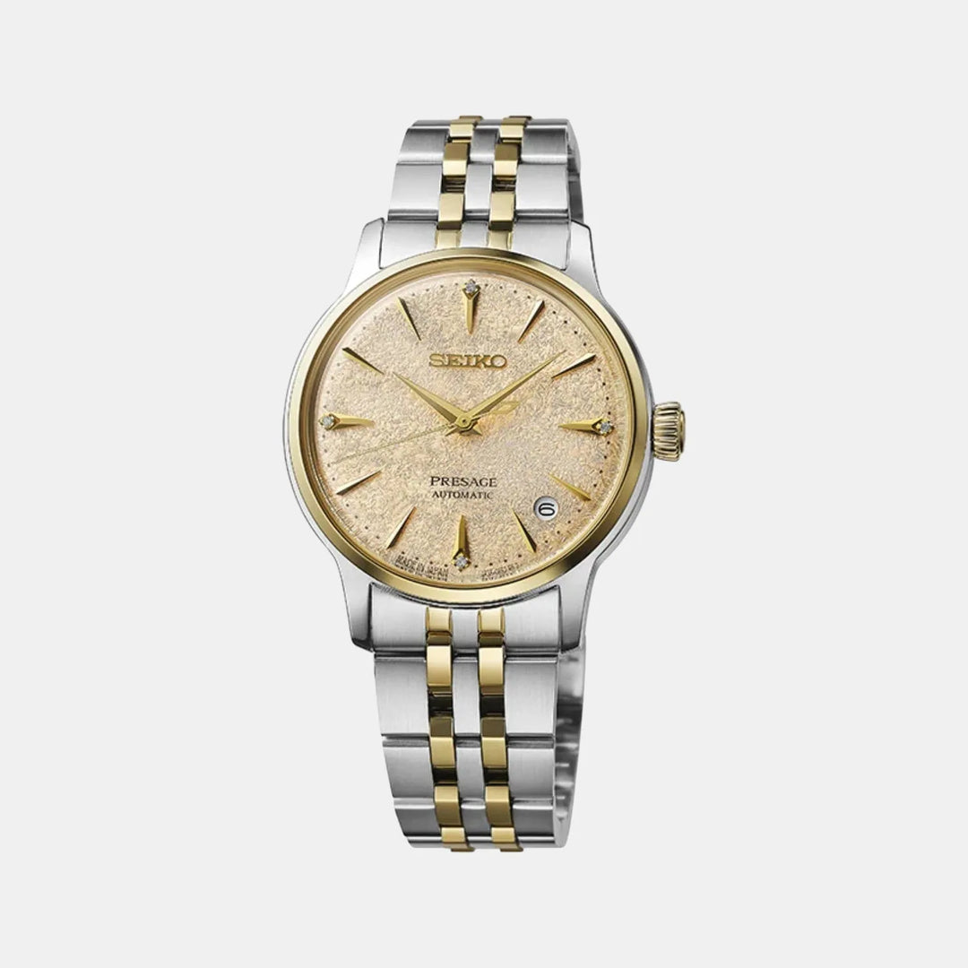 Seiko Presage SRPL64J1 Gold Dial Men&