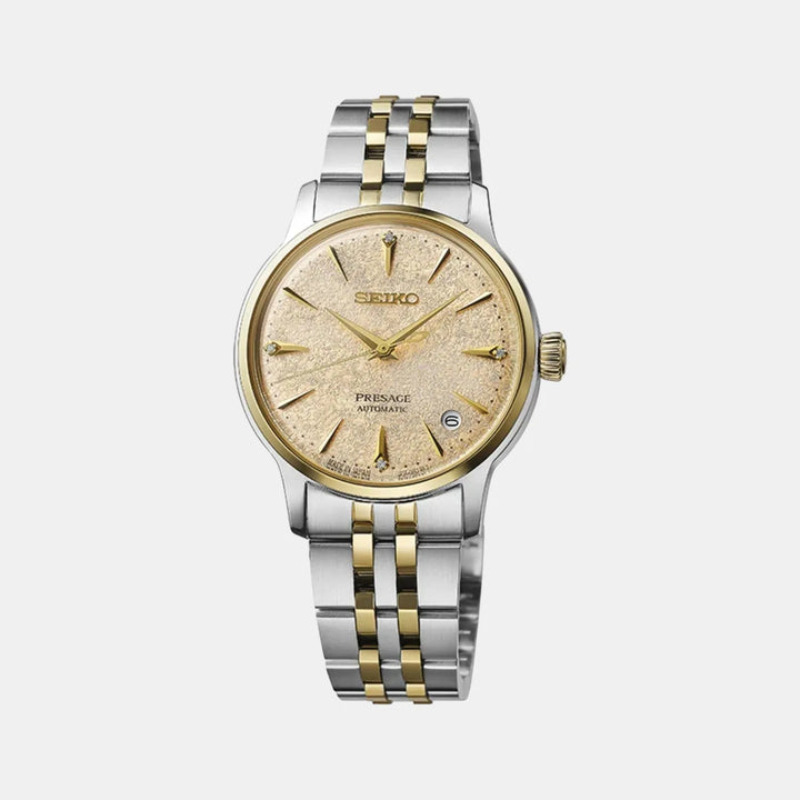 Seiko Presage SRPL64J1 Gold Dial Men&