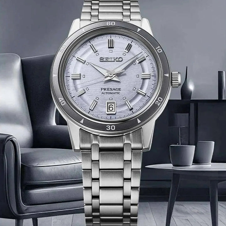 Seiko Presage SRPL73J1 Automatic Silver Dial Men&