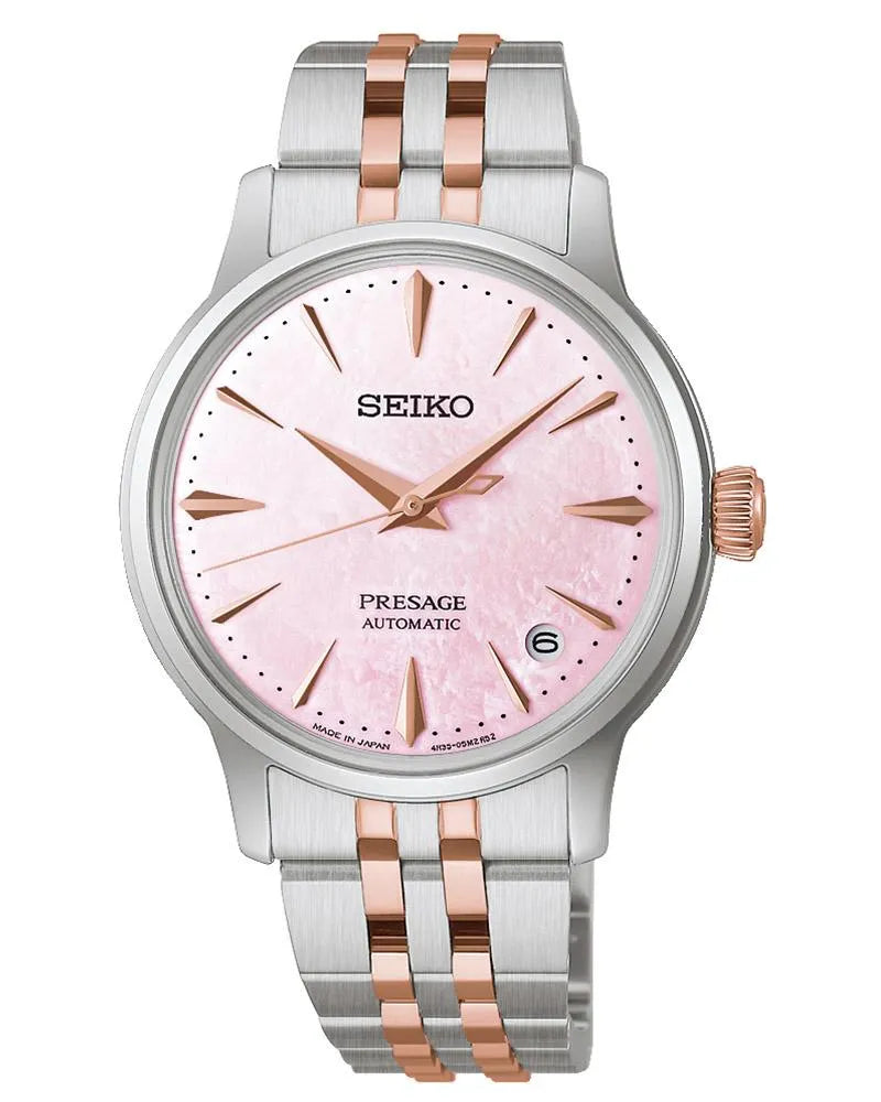 Seiko Presage SRPM06J1 Pink Dial Women&