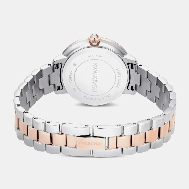 Swarovski Matrix 5715028 Rose Gold-Tone Silver Dial Women&