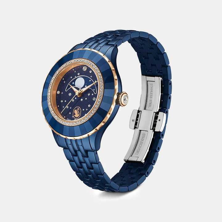 Swarovski Octea Moon 5743701 Blue Dial Women&