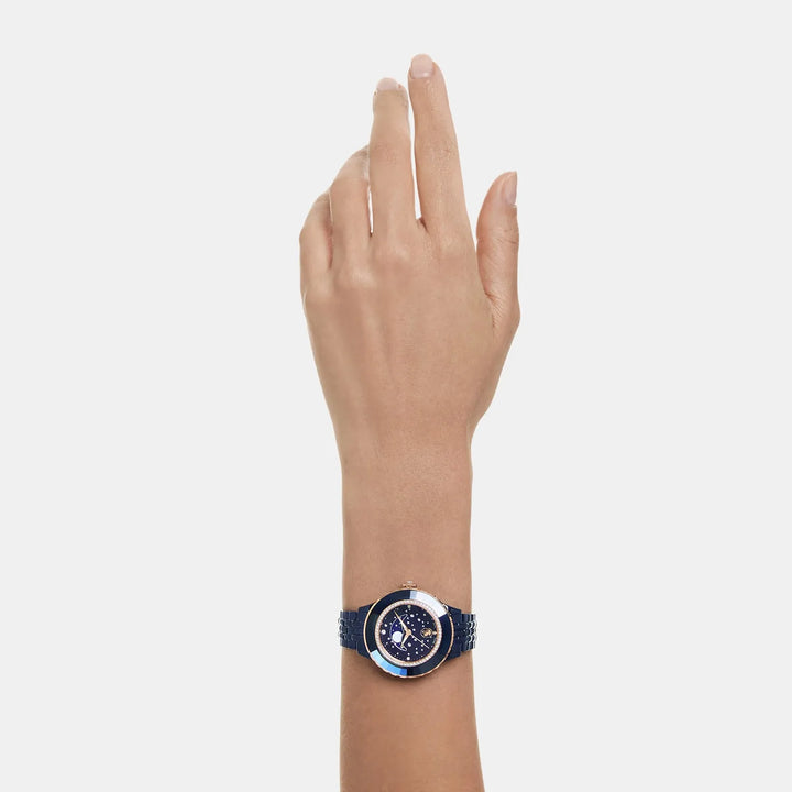 Swarovski Octea Moon 5743701 Blue Dial Women&