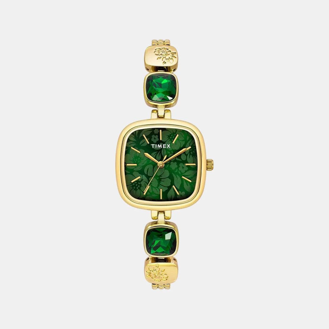 Timex Fria TWEL21000 Green Dial Women&