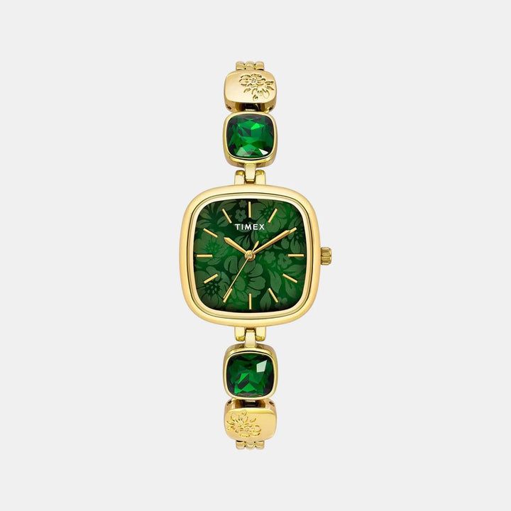 Timex Fria TWEL21000 Green Dial Women&