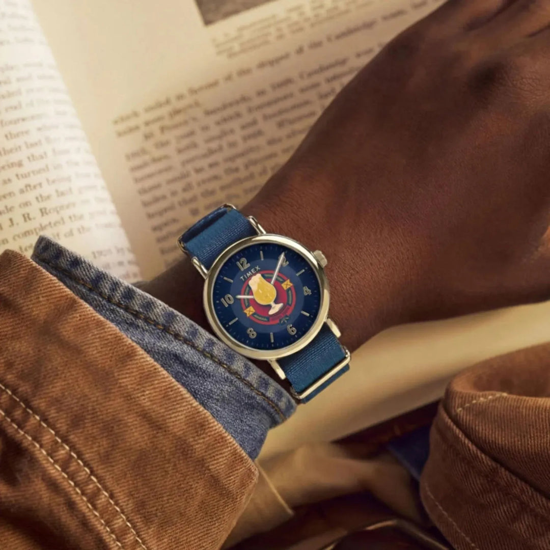 Timex Harry Potter Weekender TW2Y76100 Blue Dial Men&