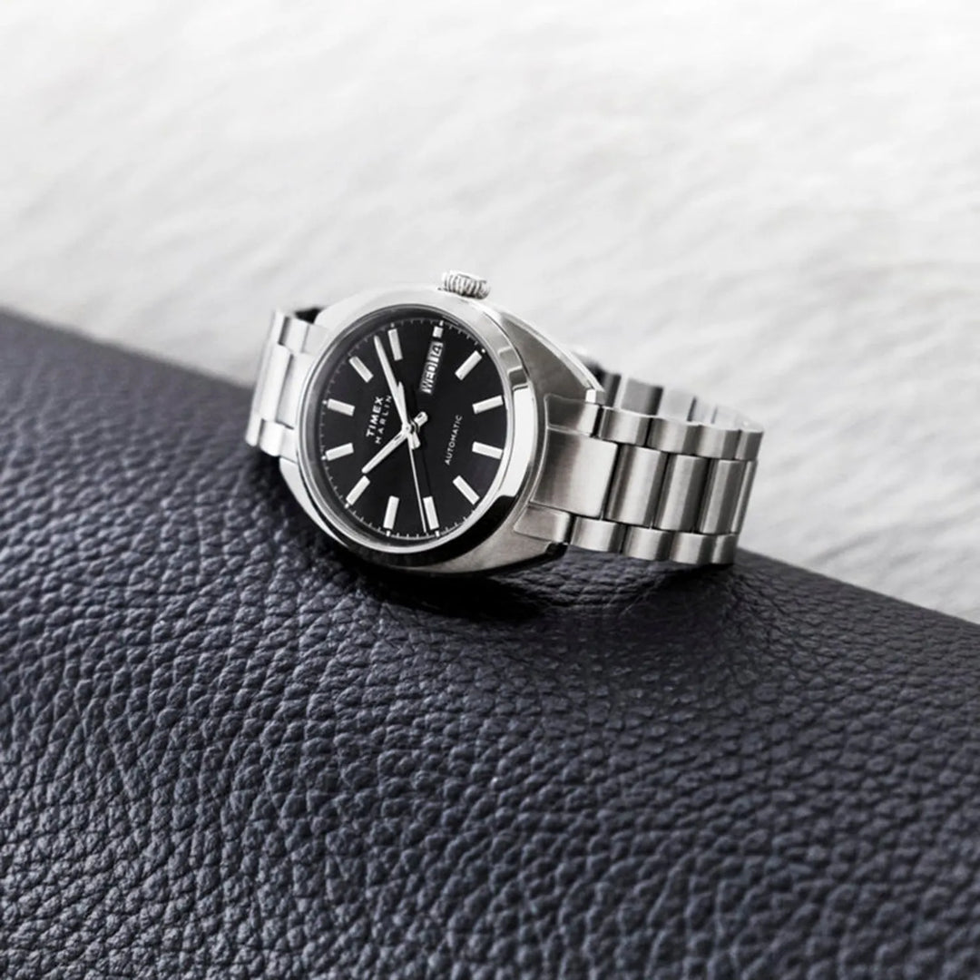 Timex Marlin Automatic TW2Y65000IK Black Dial Men&