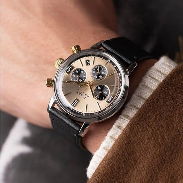 Timex Marlin TWEG26709 Champagne Dial Chronograph Men&