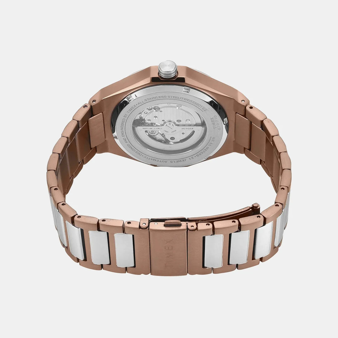 Timex Signio Automatic TWEG33901 Brown Dial Men&