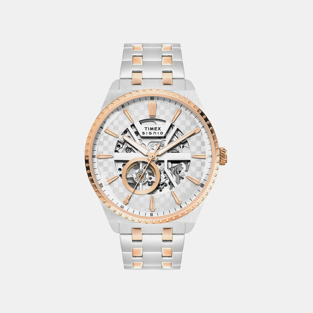 Timex Signio Silver Dial Men&