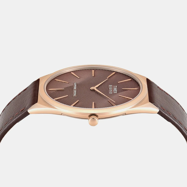 Timex Signio TWEG34200 Brown Dial Men&