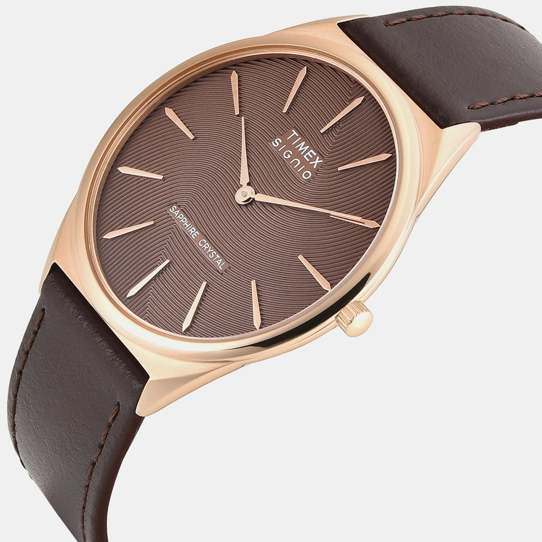 Timex Signio TWEG34200 Brown Dial Men&