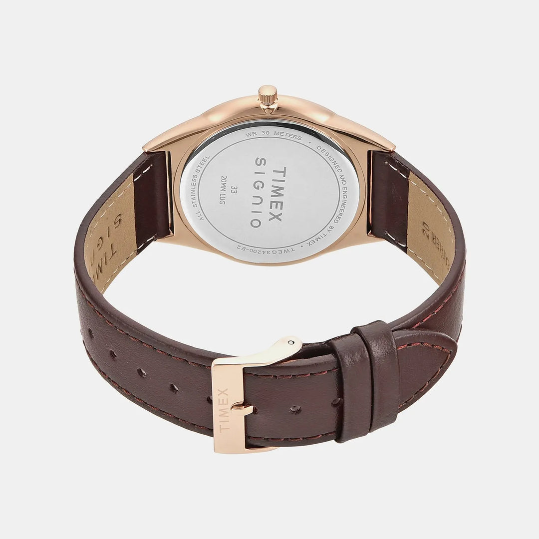 Timex Signio TWEG34200 Brown Dial Men&
