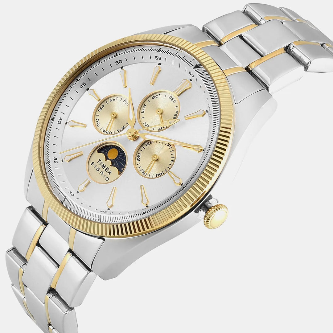 Timex Signio TWEG34401 Silver Dial Men&