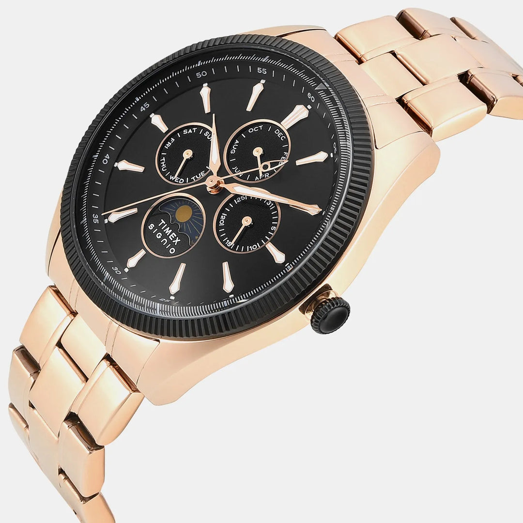 Timex Signio TWEG34402 Rose Gold Dial Men&