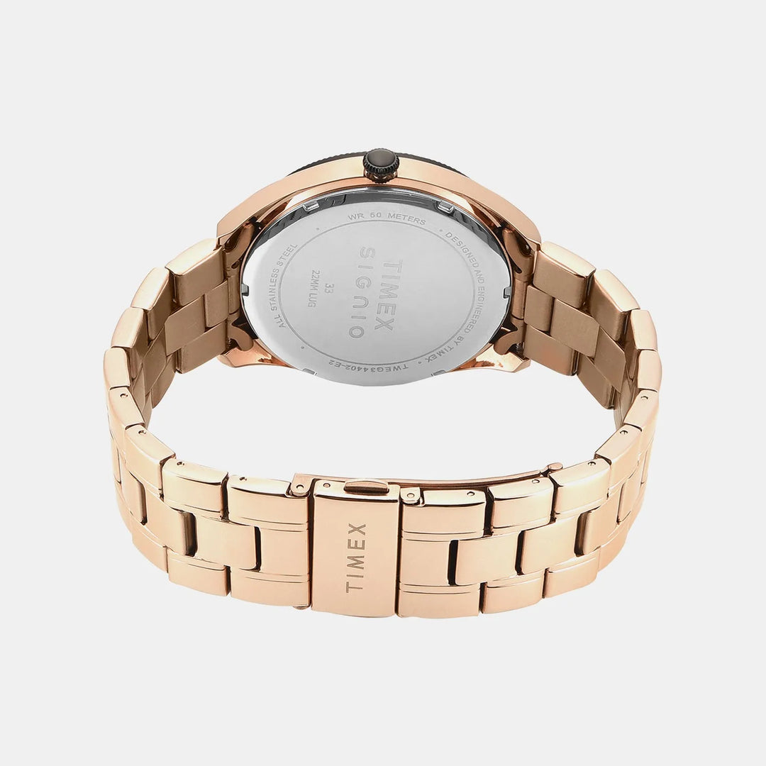 Timex Signio TWEG34402 Rose Gold Dial Men&