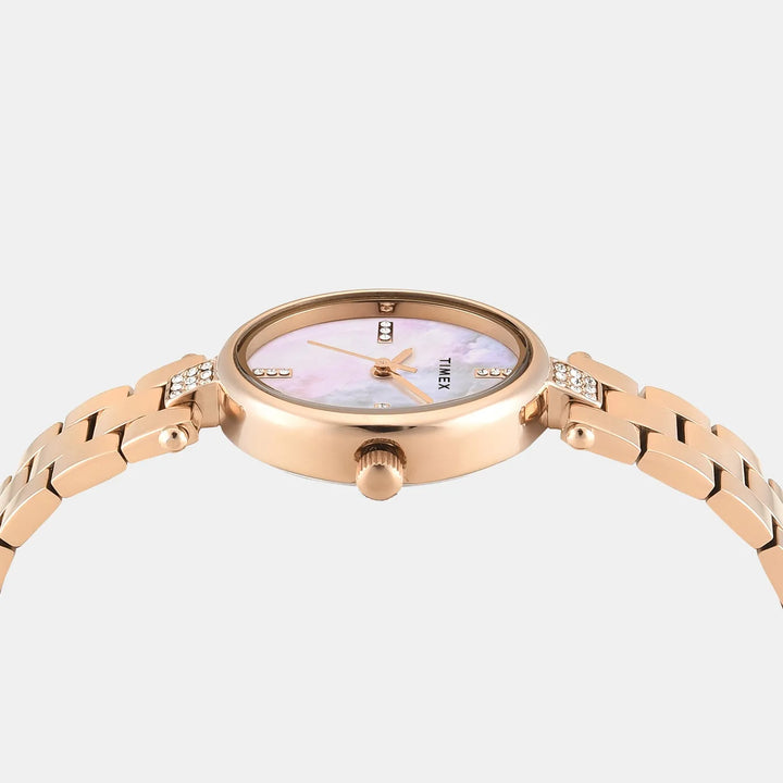 Timex Trend TWEL27200 Mother of Pearl Dial Women&