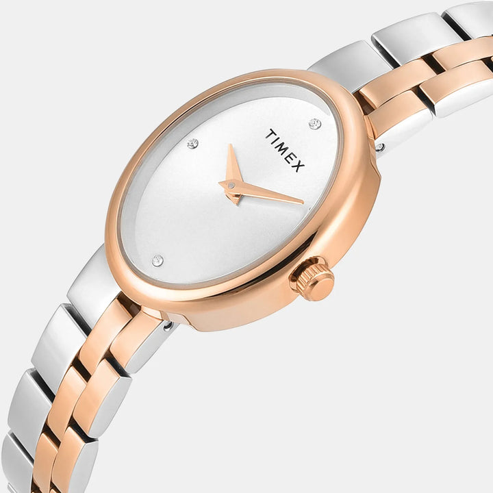 Timex Trendline Silver Dial Women&