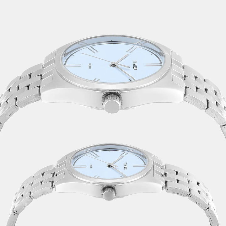 Timex Trendline TW00PR360 Blue Dial Unisex Watch