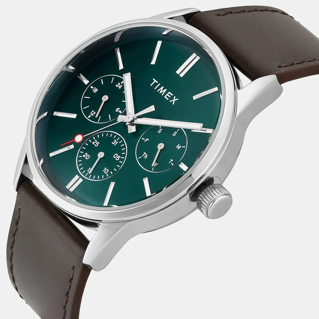 Timex Trendline TWEG25513 Teal Dial Multi-Function Men&