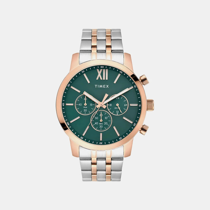 Timex Trendline TWEG32201 Teal Dial Chronograph Men&