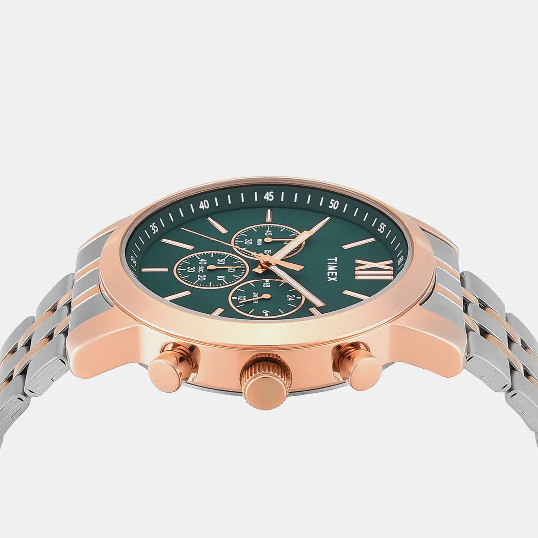 Timex Trendline TWEG32201 Teal Dial Chronograph Men&