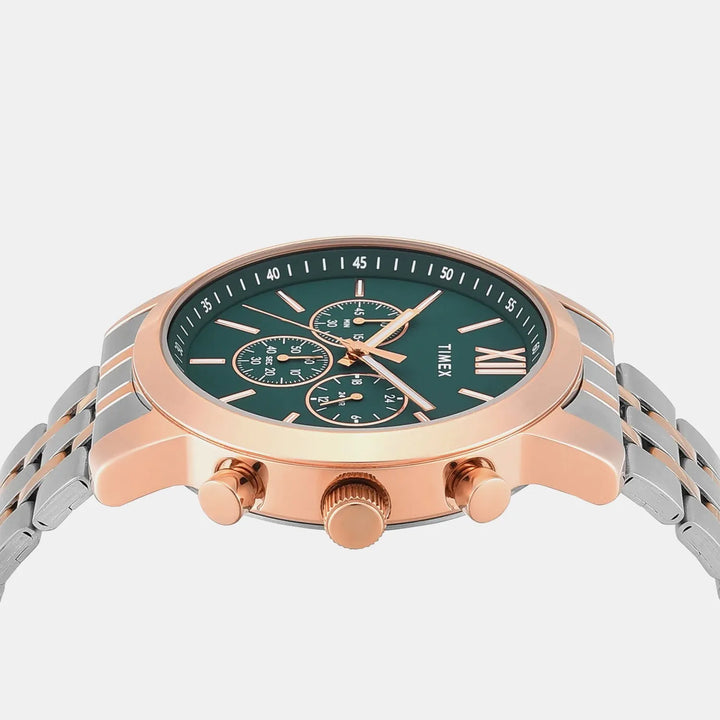 Timex Trendline TWEG32201 Teal Dial Chronograph Men&