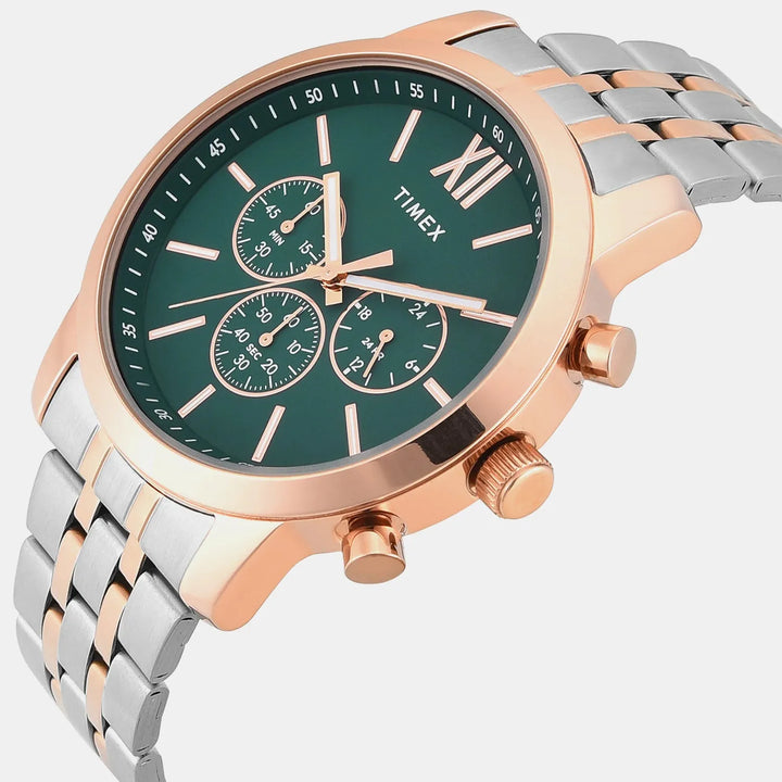 Timex Trendline TWEG32201 Teal Dial Chronograph Men&