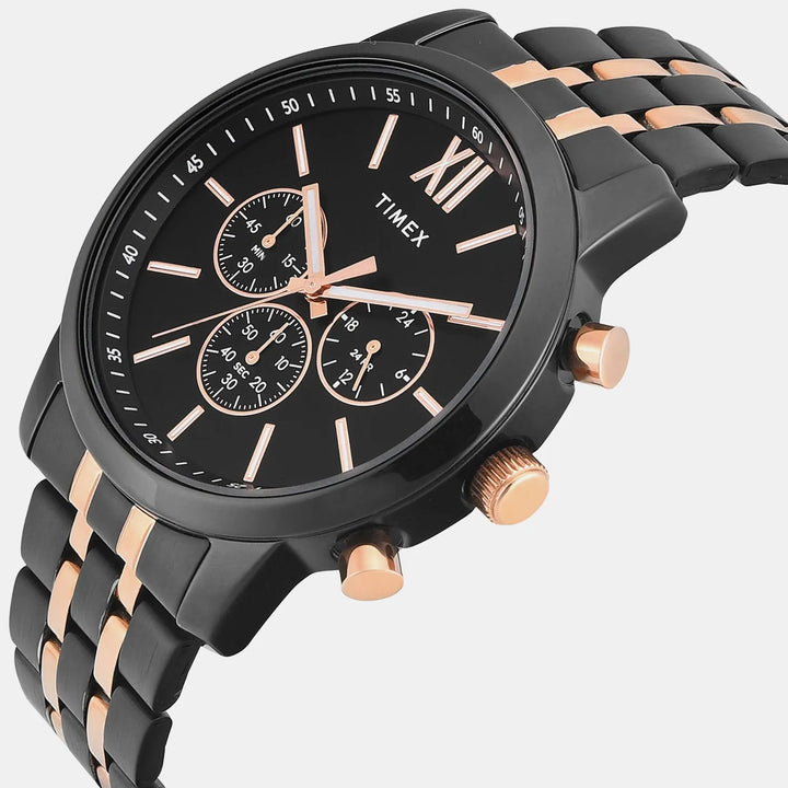 Timex Trendline TWEG32202 Black Dial Chronograph Men&