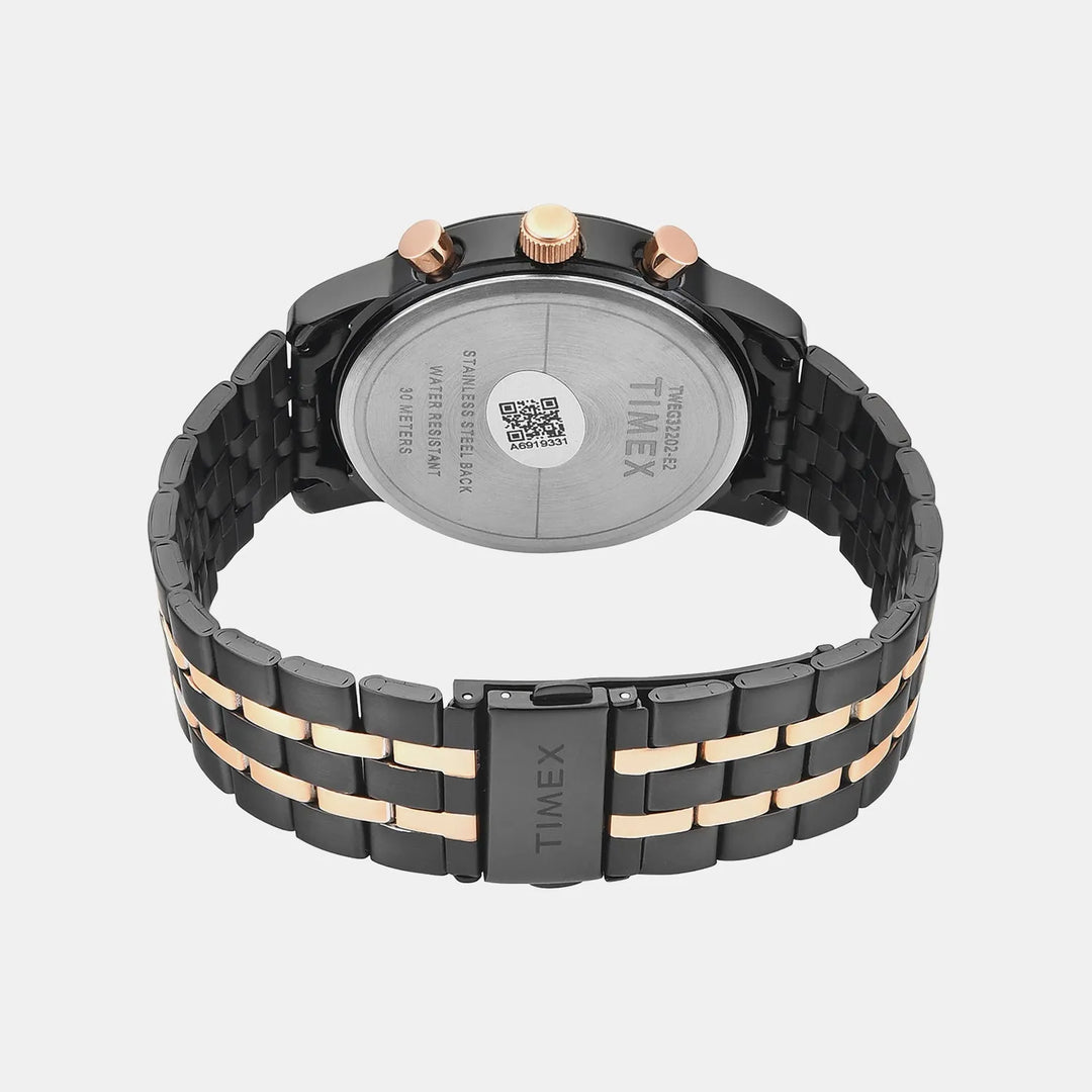 Timex Trendline TWEG32202 Black Dial Chronograph Men&