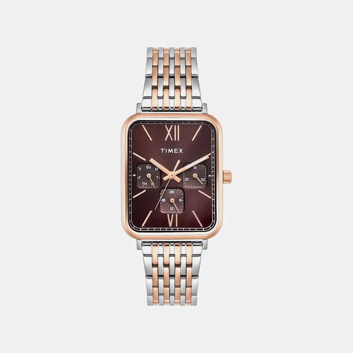 Timex Trendline TWEG34601 Brown Dial Multi-Function Men&