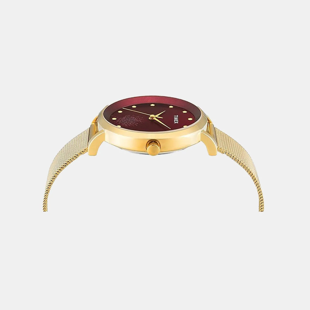 Timex Trendline TWEL12923 Burgundy Dial Women&