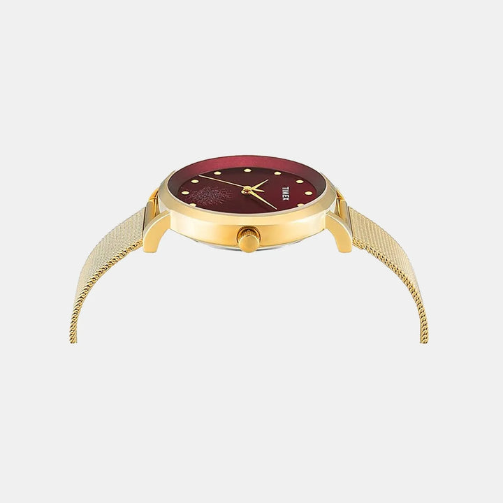 Timex Trendline TWEL12923 Burgundy Dial Women&